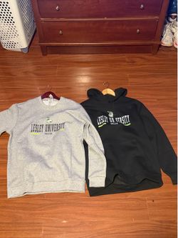 College hoodie and sweater