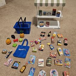 Stand and Mini Brands