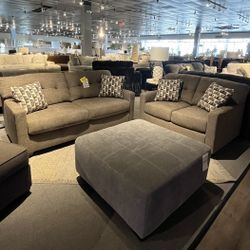 Brown Sofa And Loveseat