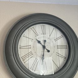 Clock And Metal Clock