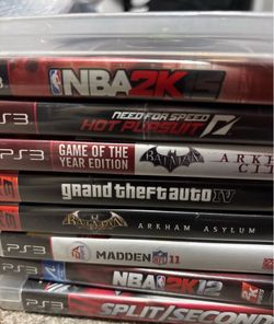 Stack Of PS3 Games