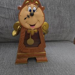 Disney Cogsworth Clock-Beauty and The Beast, Neutral
