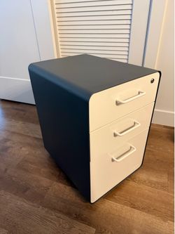 Poppin Stow 3-Drawer File Cabinet