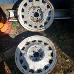 Pair Of 16" Artillery Wheels 