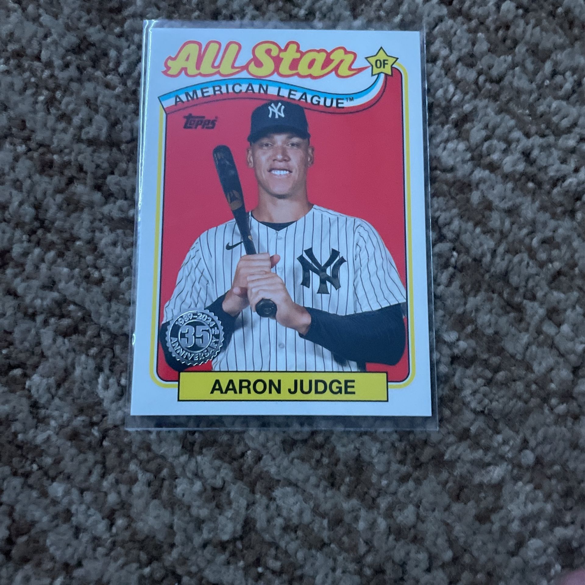 Aaron judge all star 35th anniversary card