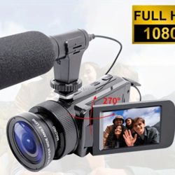 New In Box Blog Hd Camera Vloggers Vlog With Microphone 