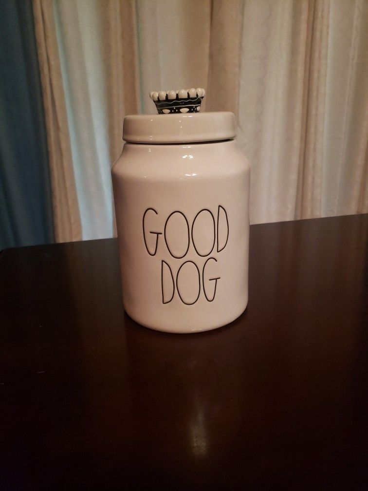 Rae Dunn Dog Cannister