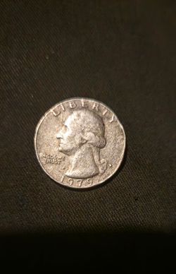 Mint error planchet split all the way around 1979 D quarter