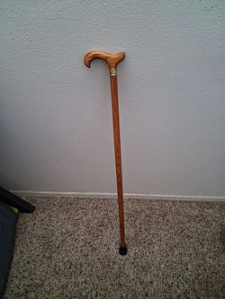 Solid wooden cane 👌