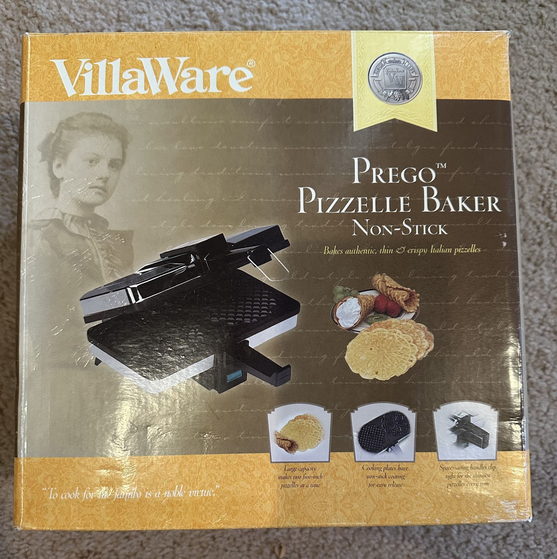 Villaware Prego Pizelle Baker