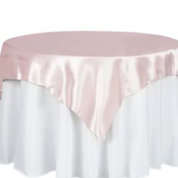 Baby Pink Table Covers. 2x2 Yards. $2 Each. 32 Piece 