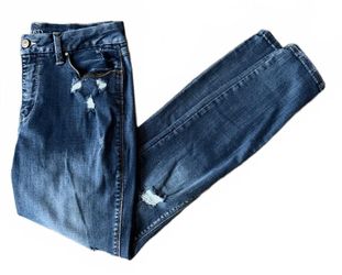 Sound/Style Women's Denim Distressed Skinny Cropped Jeans Size 10 Grunge Urban