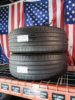 ⭐️ 225/45R18 PIRELLI CINTURATTO P7 ALL SEASON RSC RUN-FLAT 225 45 18  USED TIRES 
