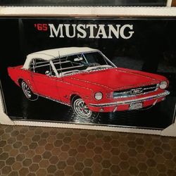 Vintage '65 Ford Mustang Prismatic Foil Bar Mirror – Mint Condition - 1970s Fort
