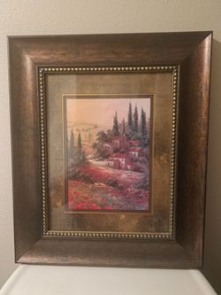 Tuscan Landscape Framed Wall Art Print