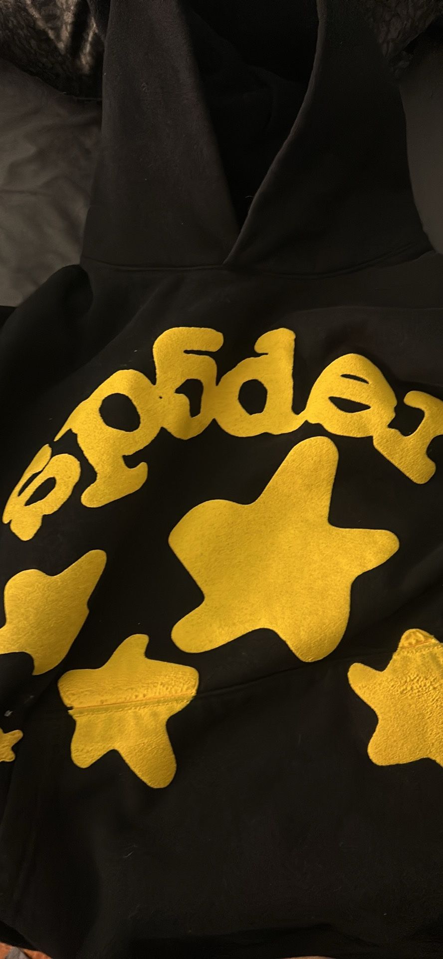 Yellow Beluga Sp5der Hoodie