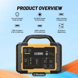 Generador portátil 1800W LFP – Ideal para apagones y Starlink”