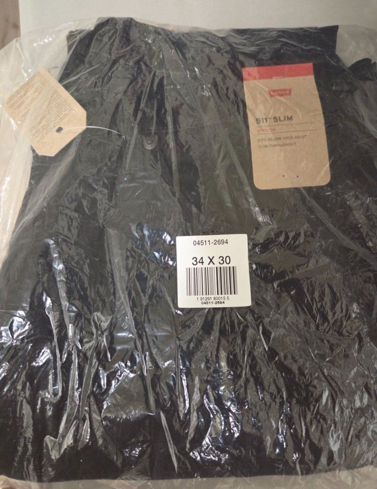 Levi’s 511 Slim Jeans Pants Size 34 X 30 New