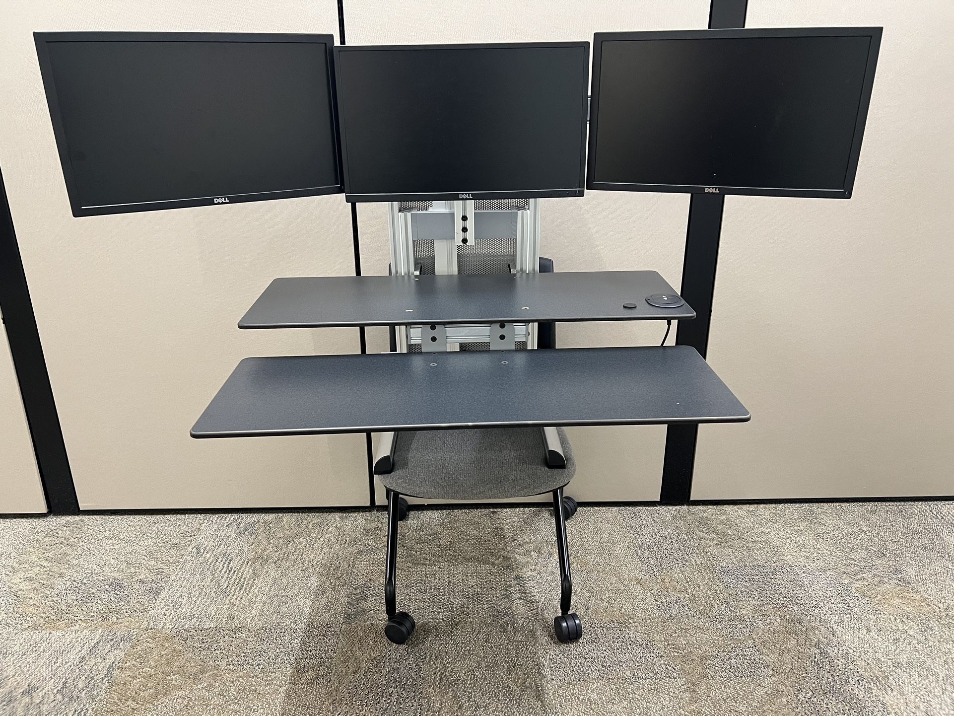 Innovative One Touch Ultra Sit Stand Workstation 700-FCG-1(contact info removed)-03