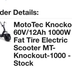 Fat Tire Electric Scooter