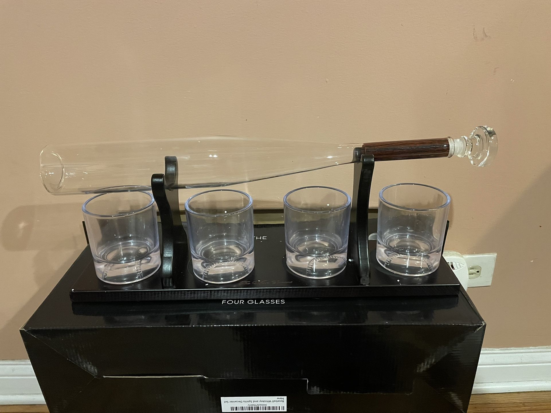 Baseball Decanter Set