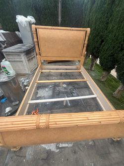 Very nice bed frame only no mattress