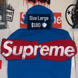 Supreme Hoodies Blue, Grey, Black & Brown