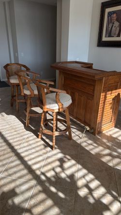 Wooden bar