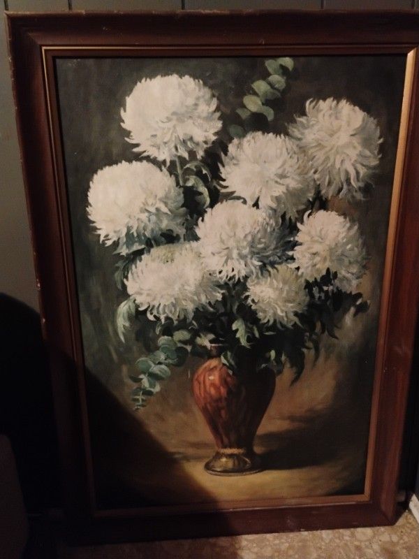 Vintage Oil Painting By Neal Buterchman