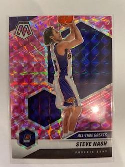 2020-21 Panini Mosaic Pink Camo Prizm Steve Nash 

