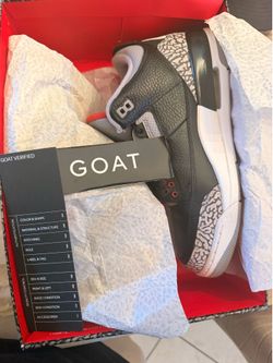 Black Cement 3’s RETRO OG (Nike Air) 2018 Re-Release