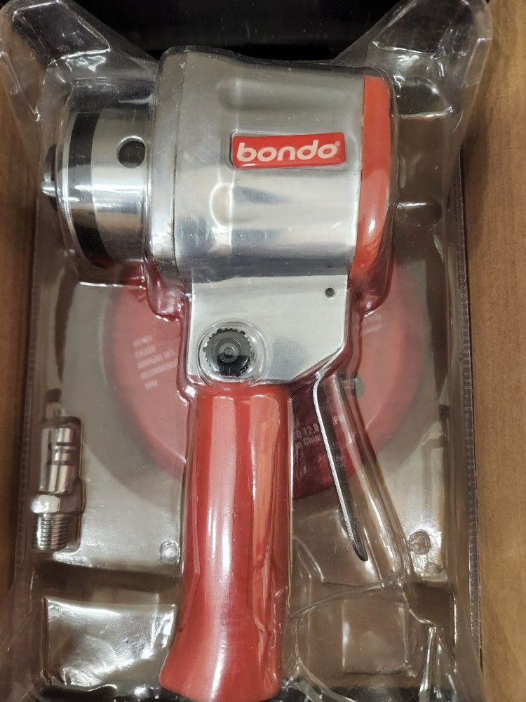 6" Dual Action Pneumatic Sander Bondo 3M