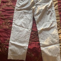 Banana Republic Women’s White Ankle Dress Pants