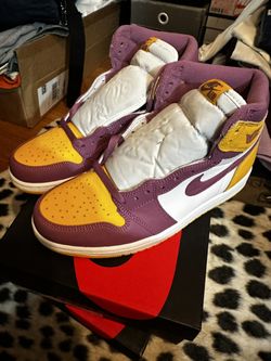 retro jordan 1 og mens 8.5 lakers