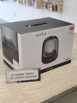 Aura studio 3 speaker brand new - Take it home from $1 today and the rest later 