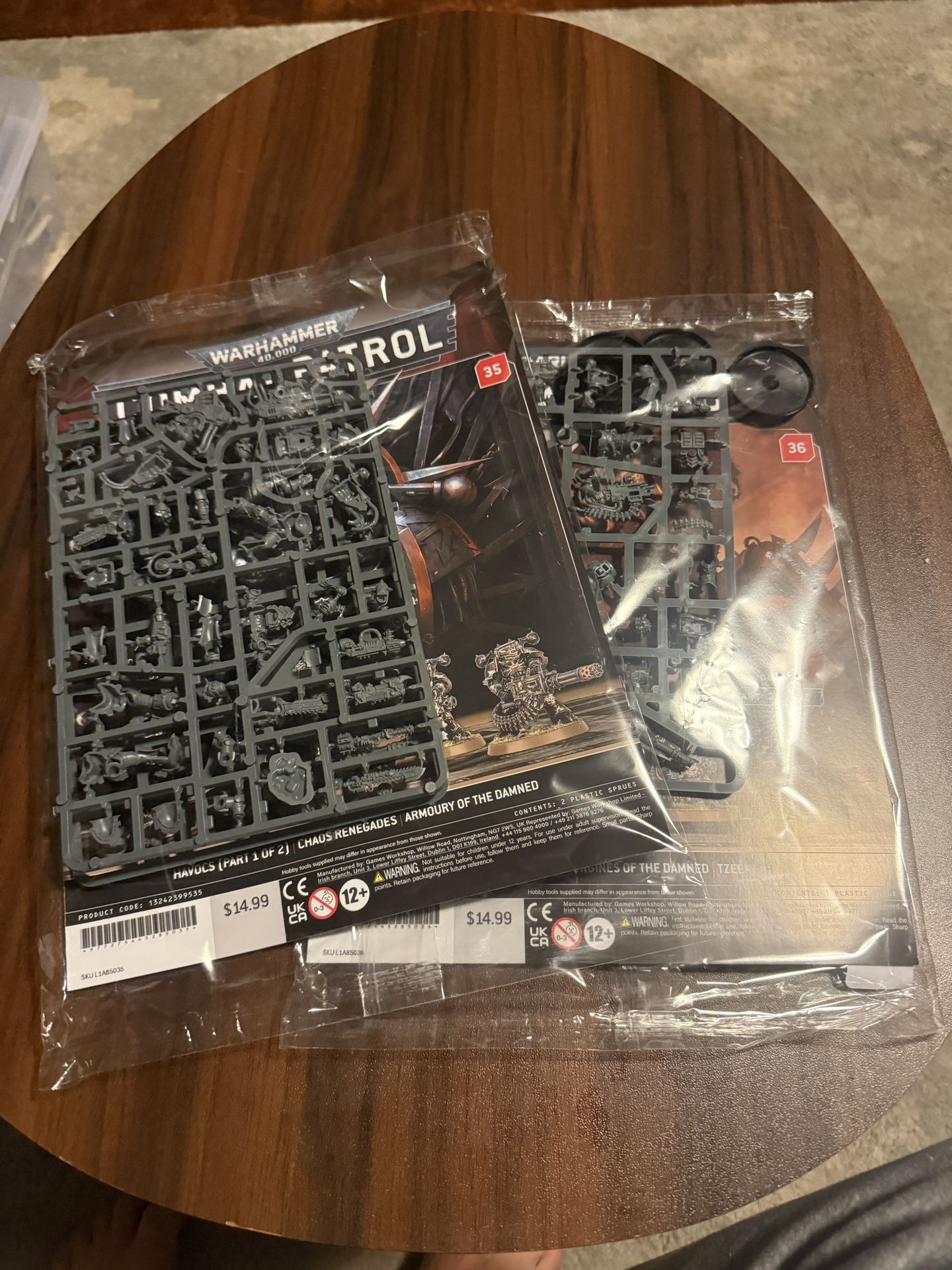 Warhammer 40K Hachette Combat Patrol Issues 35&36 Chaos Havocs