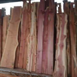 Red Cedar Slabs  And More 