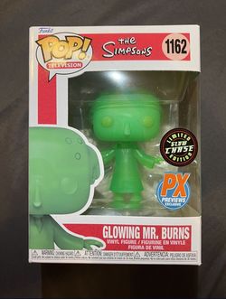 Mr Burns Chase Funko Pop Glow in the Dark