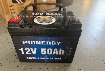 Pionergy 12V 50Ah LiFePO4 Battery