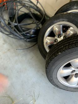 Original 04 Ram 1500 tires and rims