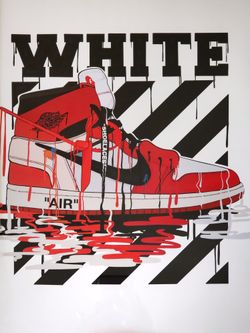 Hypebeast Jordan 1 3 4 Art Wall Boost 11x17 Air Supreme