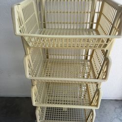 Fruit Storage Plastic Rack