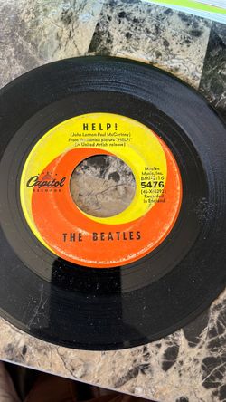 The Beatles "Help!" Capitol Records 45 Single