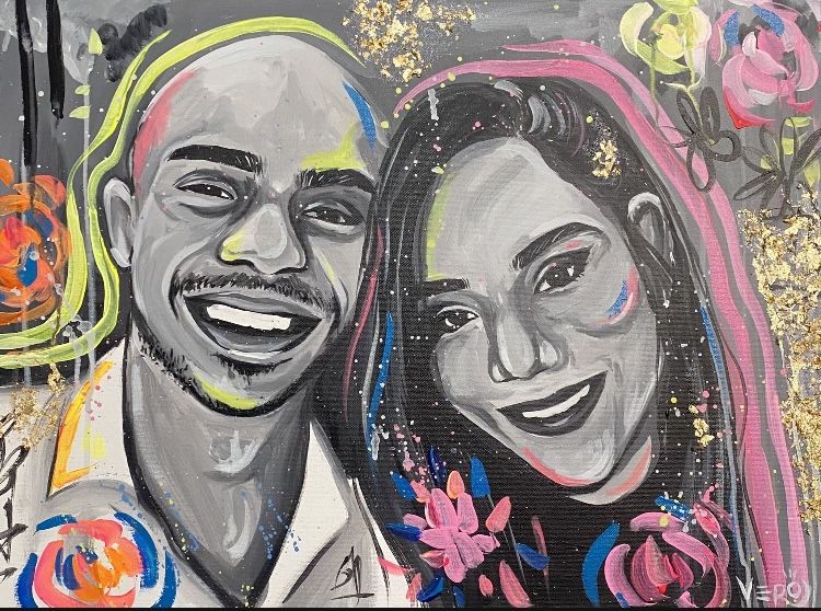 Personalized Couples Painting