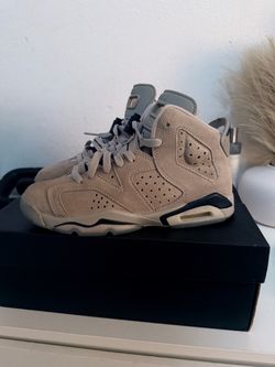 Air Jordan 6 Retro Tan Suede High-Top Sneakers