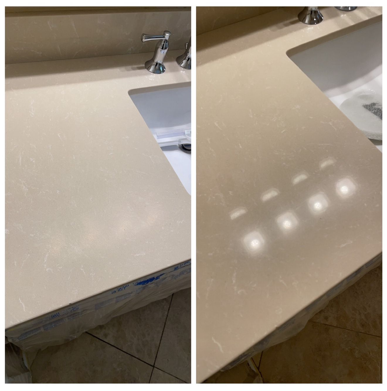 Countertop marble granite quarts polisher cleaner