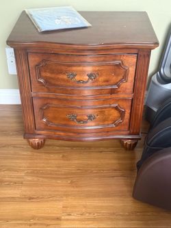 Wood Nightstand