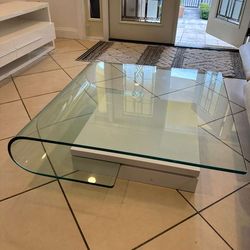 Glass Top Coffee Table