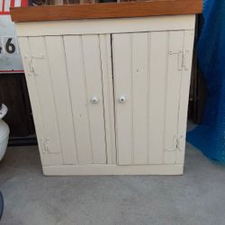 Antique Country Rustic Cabinet Cupboard - $35