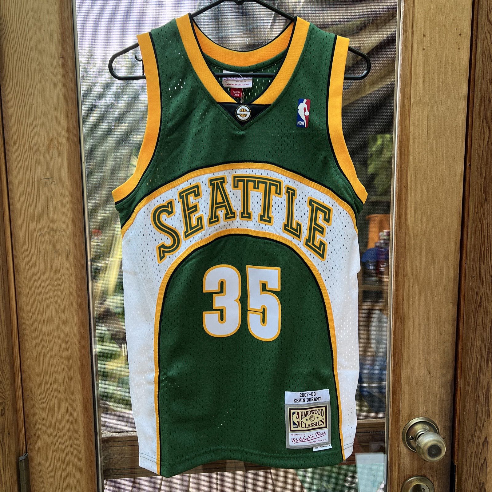 Kevin Durant Jersey  Seattle Supersonics Mitchell & Ness 2007 Throwback -  Green